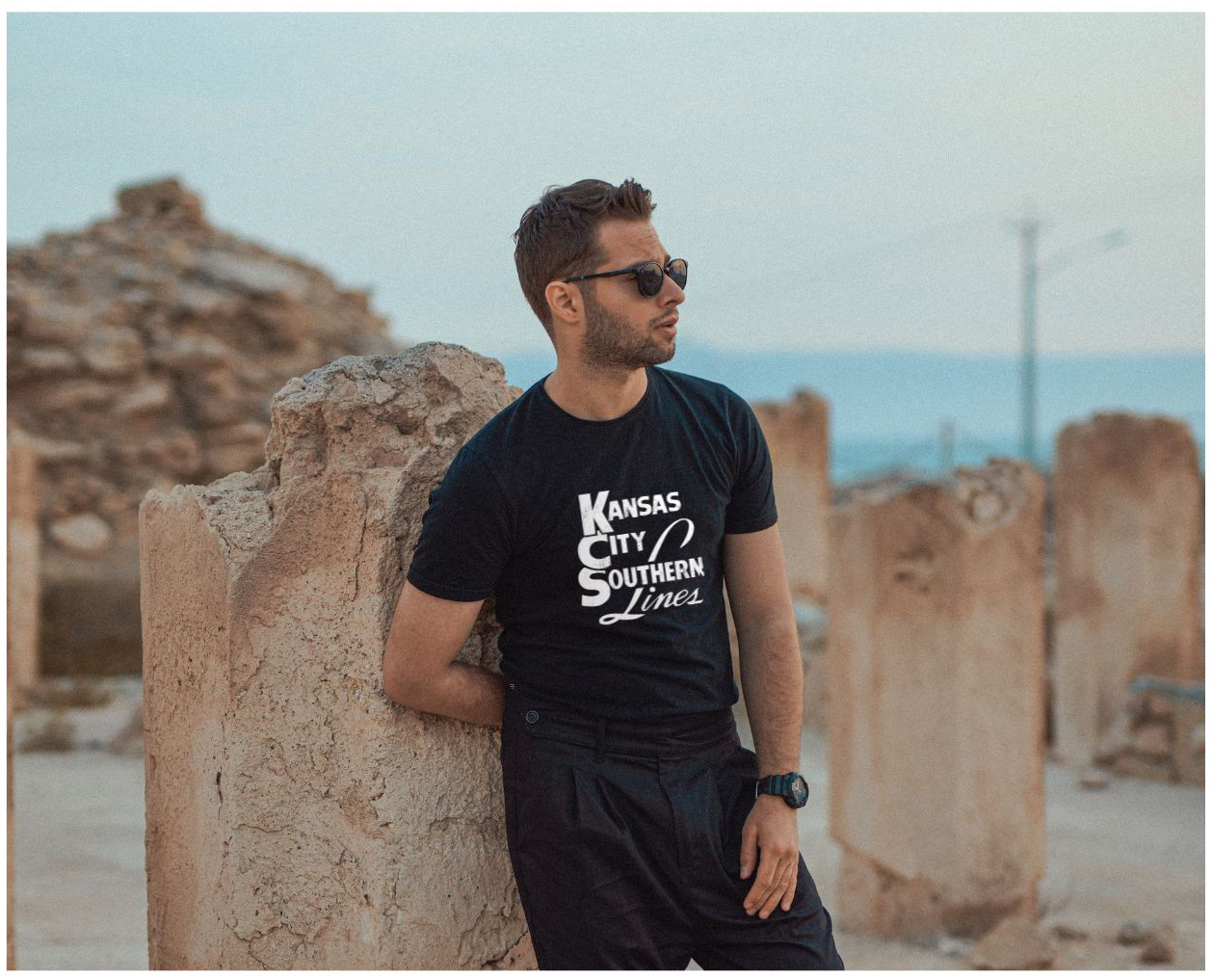 Vintage Kansas City Southern Lines Tri-Blend T-Shirt – Super Soft Retro Rail Tee