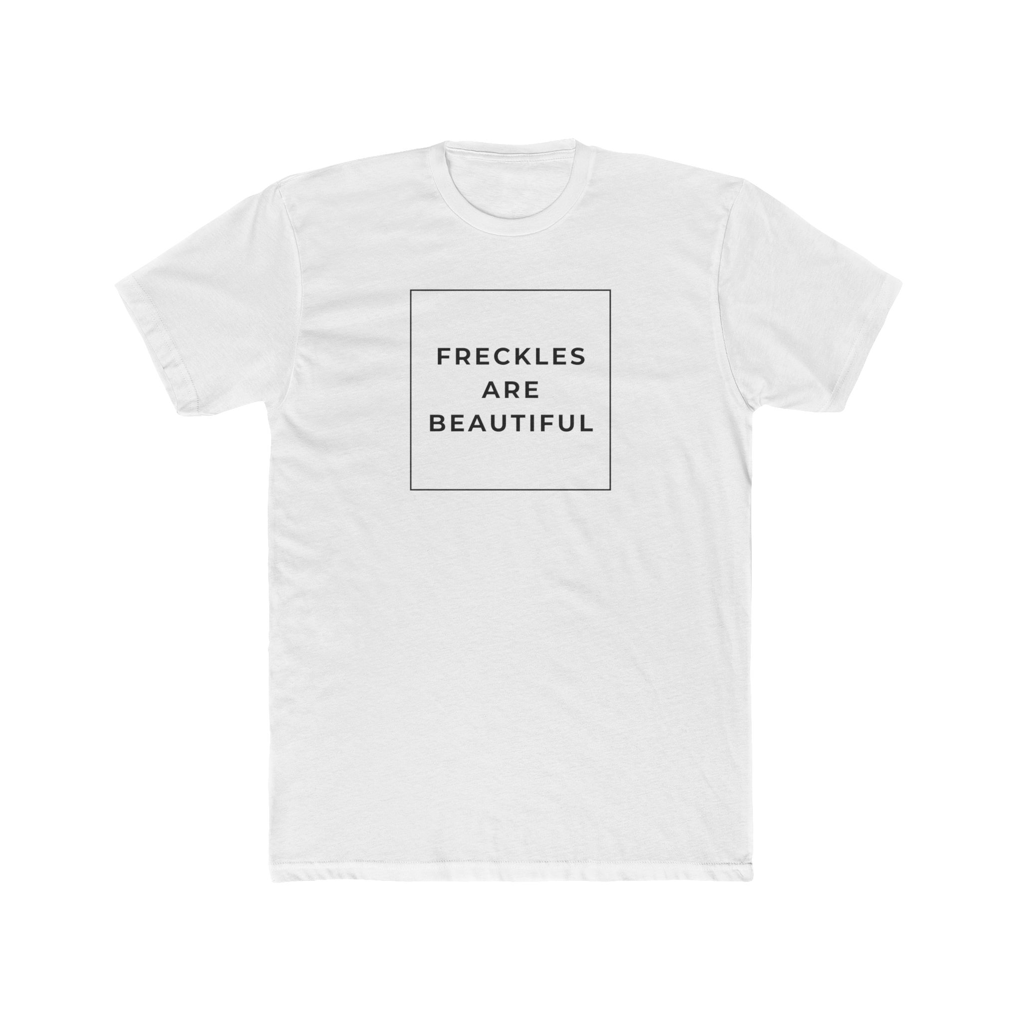 Freckles Are Beautiful Soft White T-Shirt