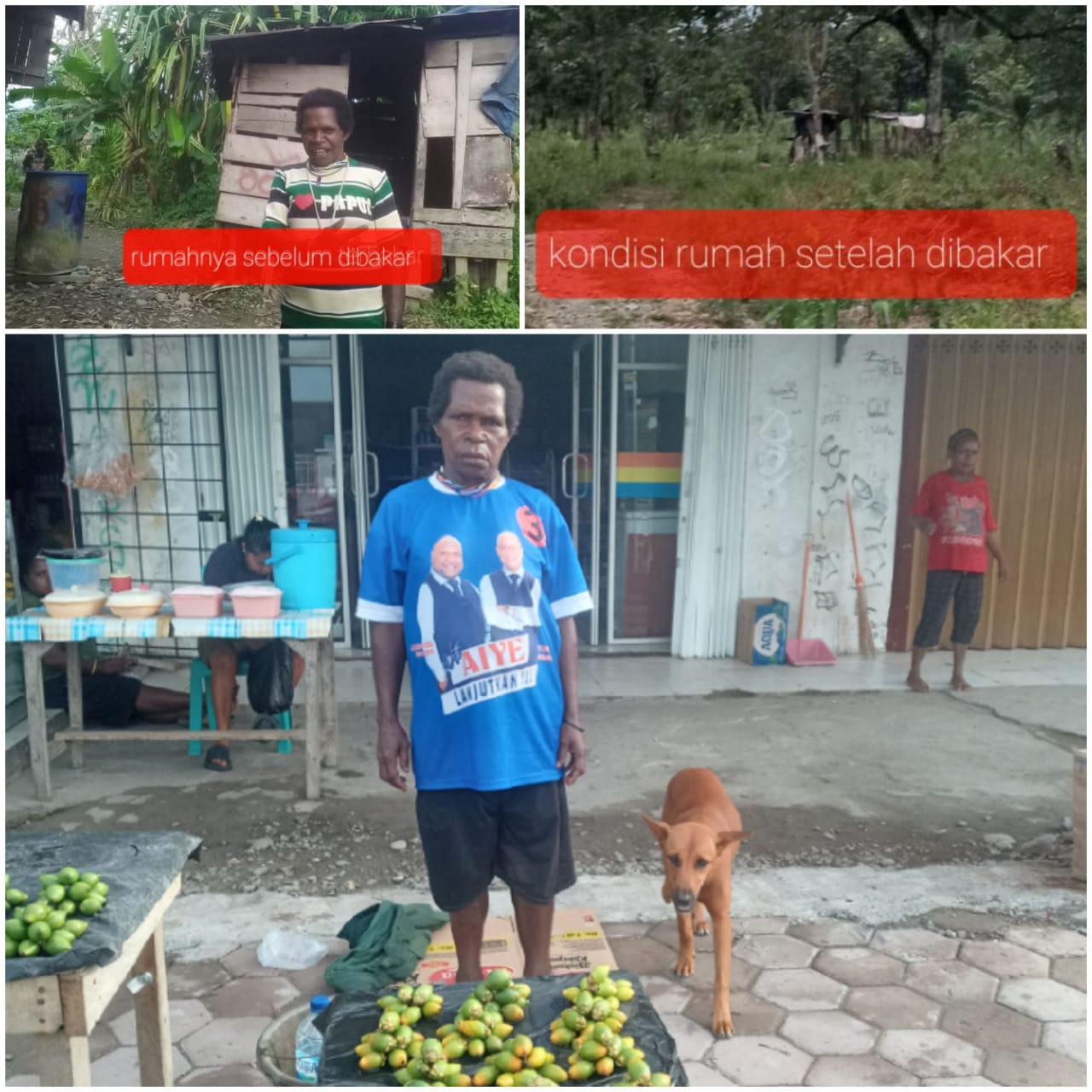 Bantuan dana atau bahan bangunan untuk Mama Tsenawatme di Jl. Baru Timika