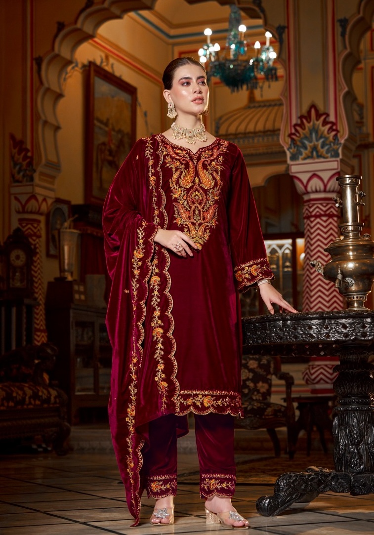 Velvet Salwar Suit