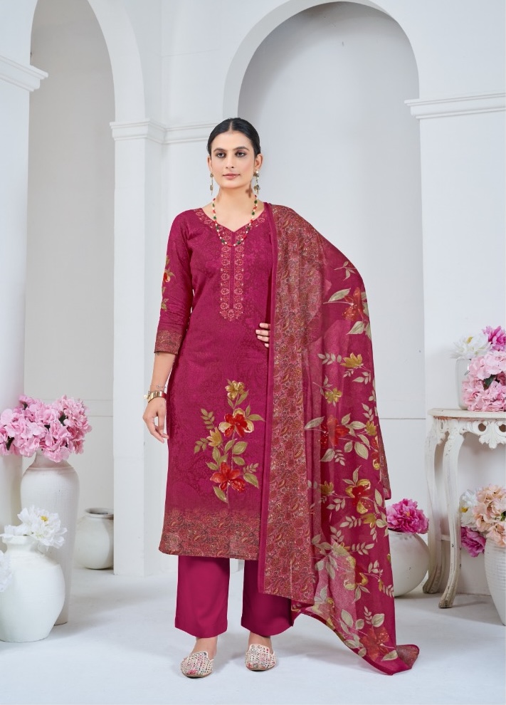 Fulkari Lawn Salwar Suit