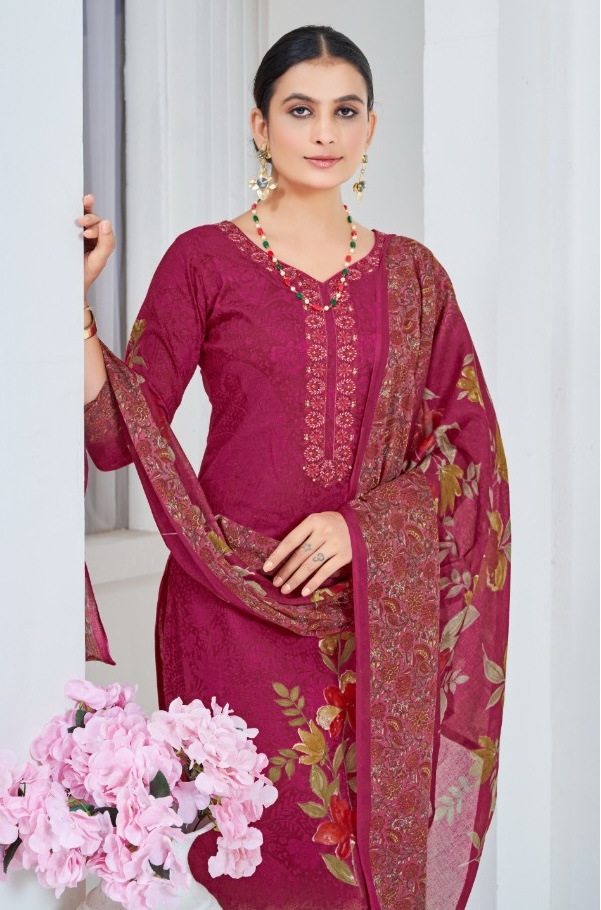 Fulkari Lawn Salwar Suit