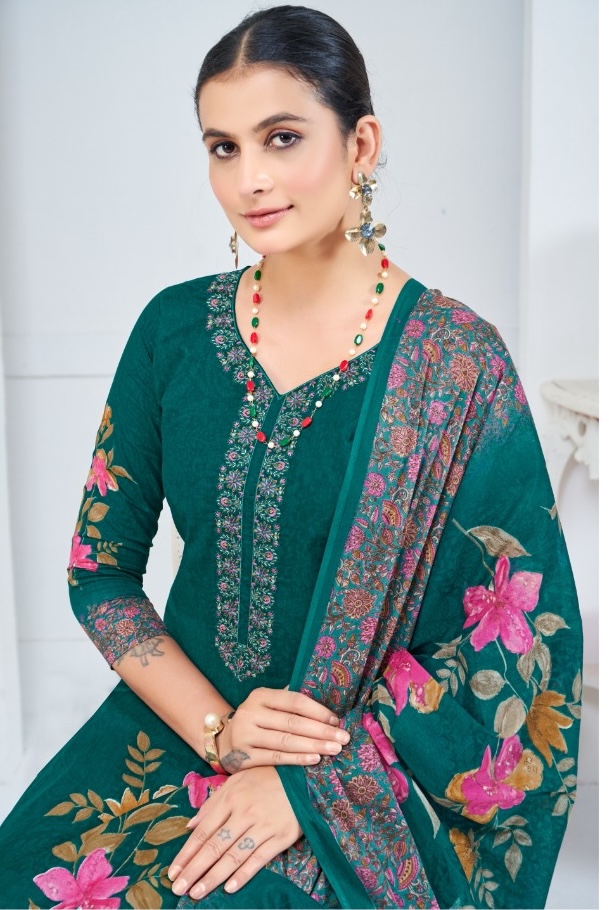 Fulkari Lawn Salwar Suit