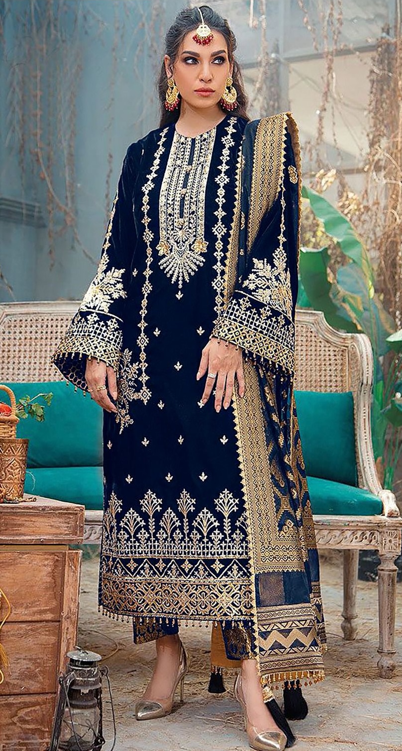 Velvet Salwar Suit