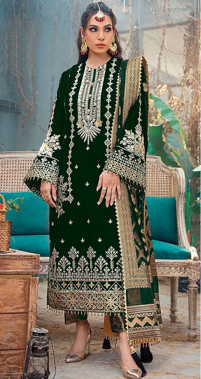 Velvet Salwar Suit