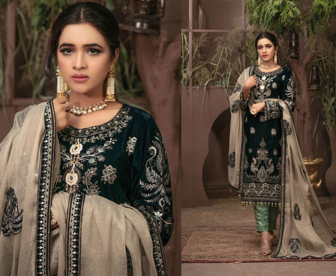 Velvet Salwar Suit