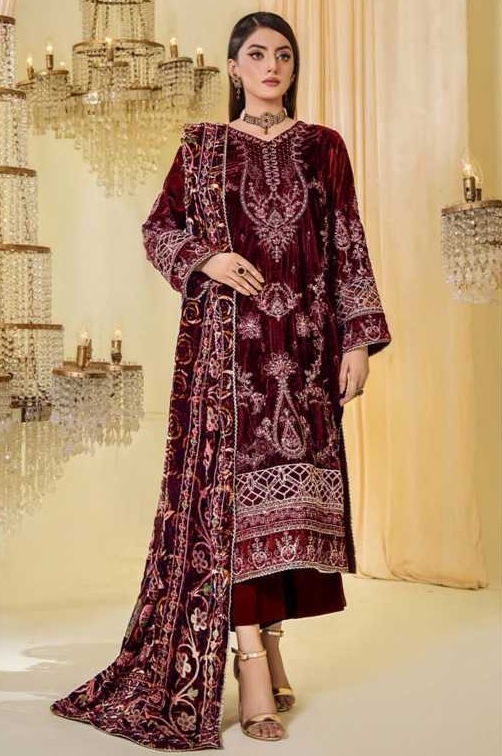 Velvet Salwar Suit