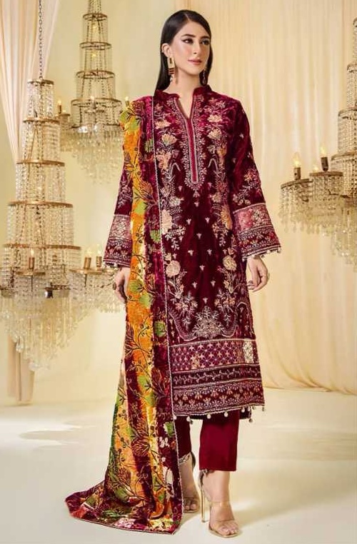 Velvet Salwar Suit