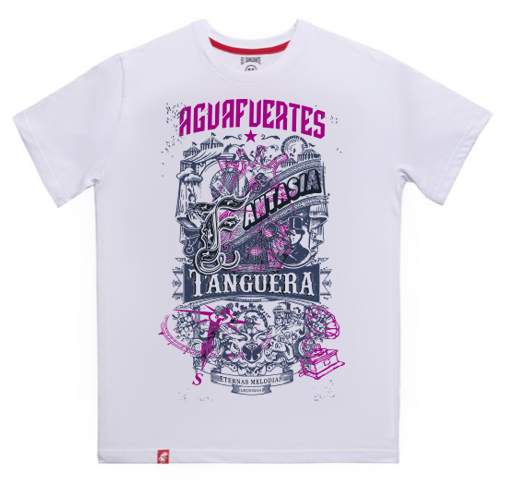 Remera blanca AF Fantasía Tanguera