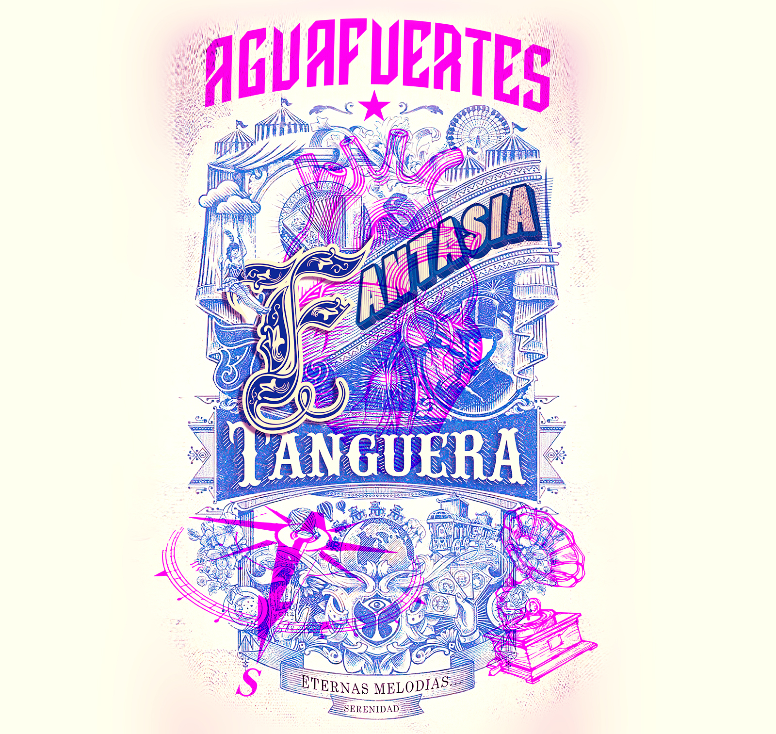Remera blanca AF Fantasía Tanguera