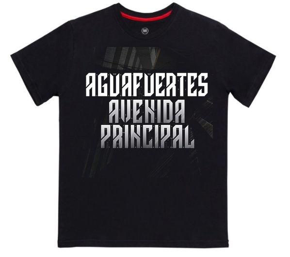 Remera negra AF Av Principal
