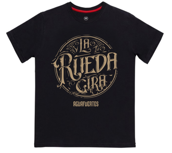Remera negra AF La Rueda Gira