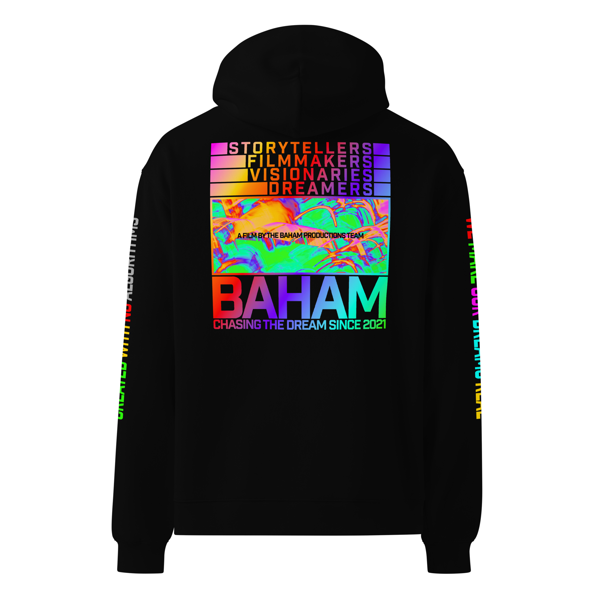 Multicolor Baham Productions Unisex Oversized Hoodie
