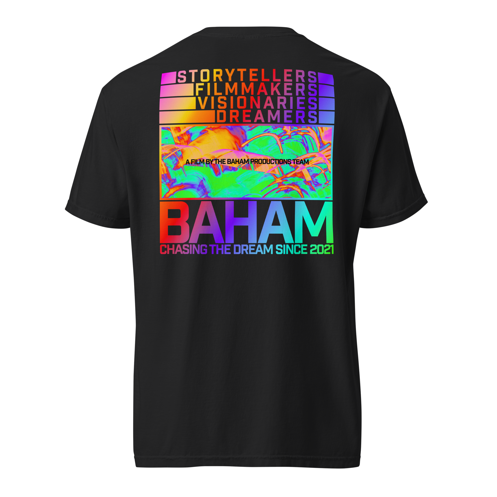 Multicolor Baham Productions Unisex Heavyweight T-Shirt