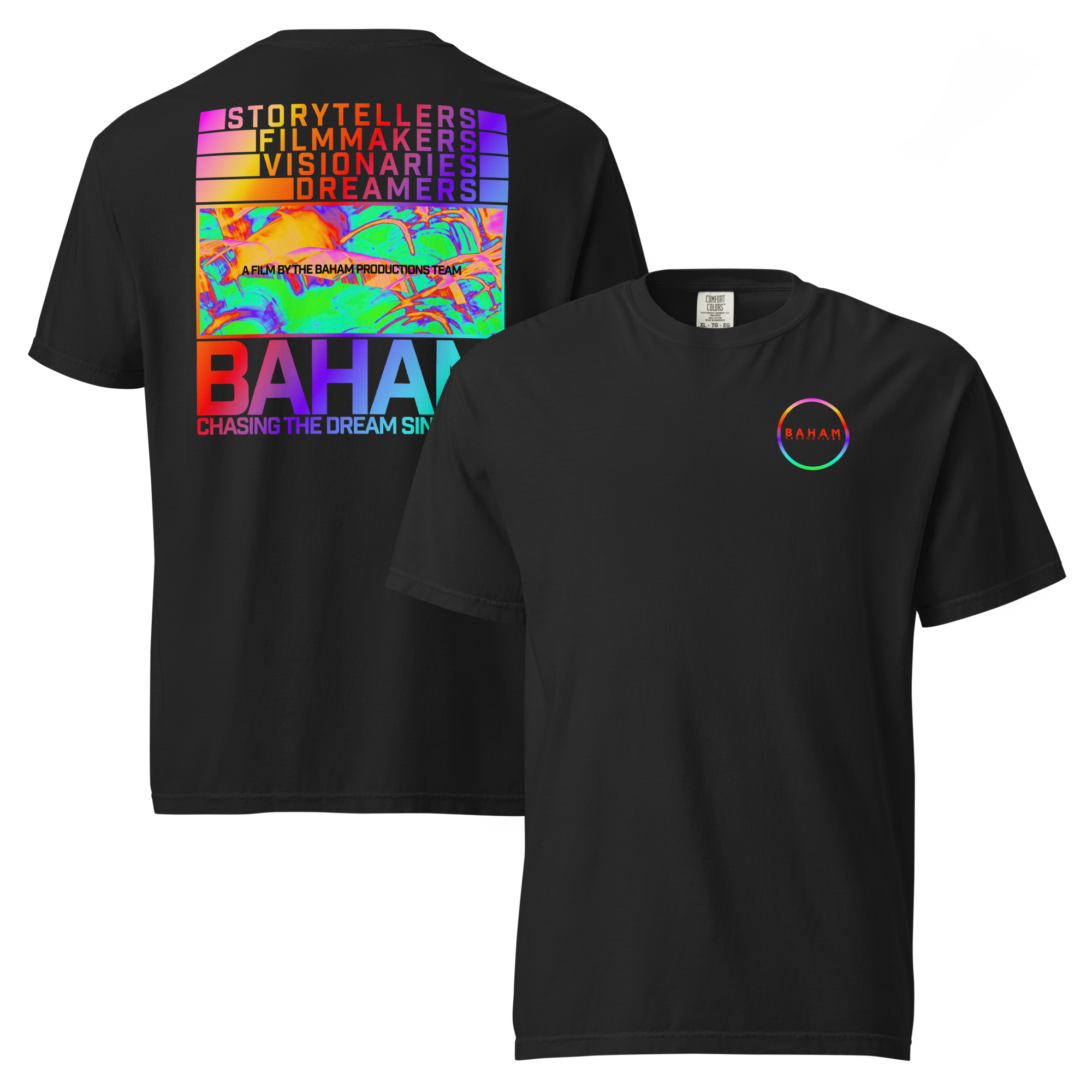 Multicolor Baham Productions Unisex Heavyweight T-Shirt