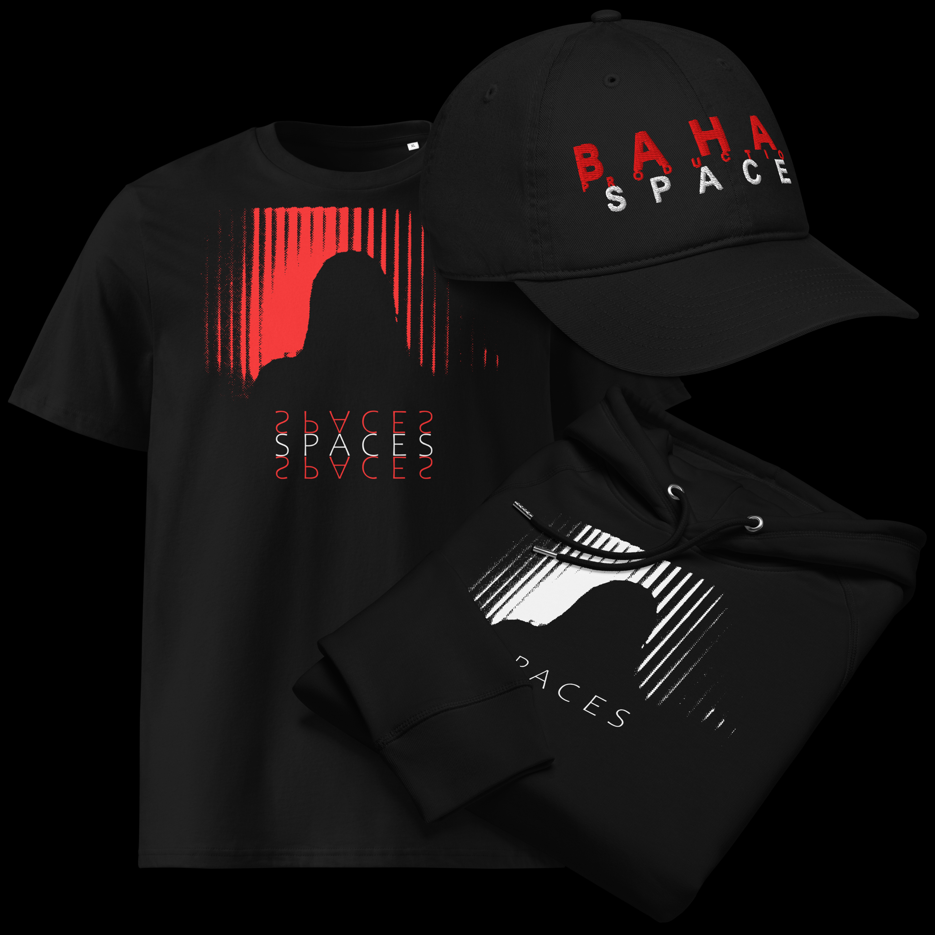 Spaces EXCLUSIVE T-Shirt, Hoodie, and Hat Combo