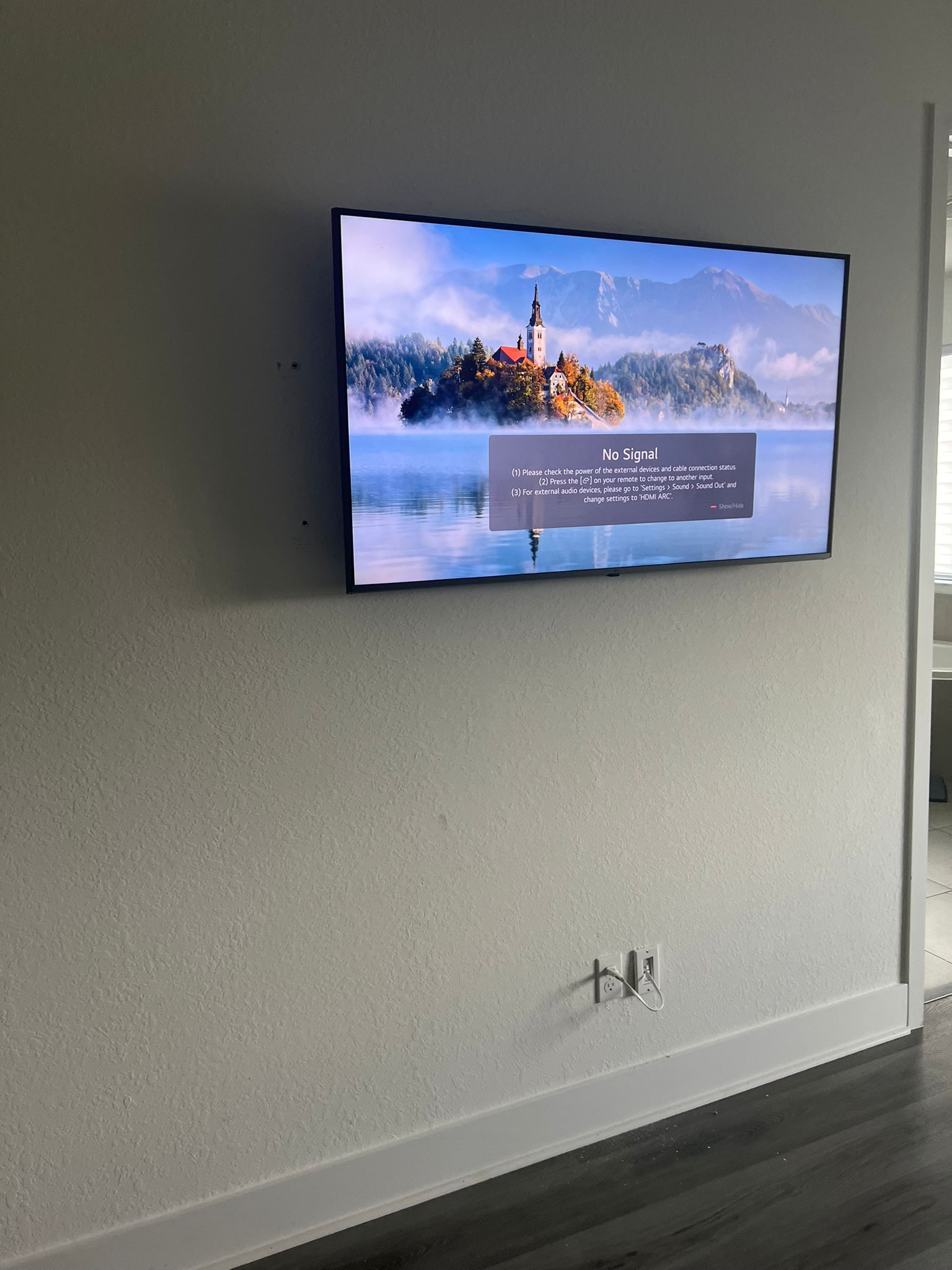 Wall Mount TV (Full Motion and Tilt Mount) 