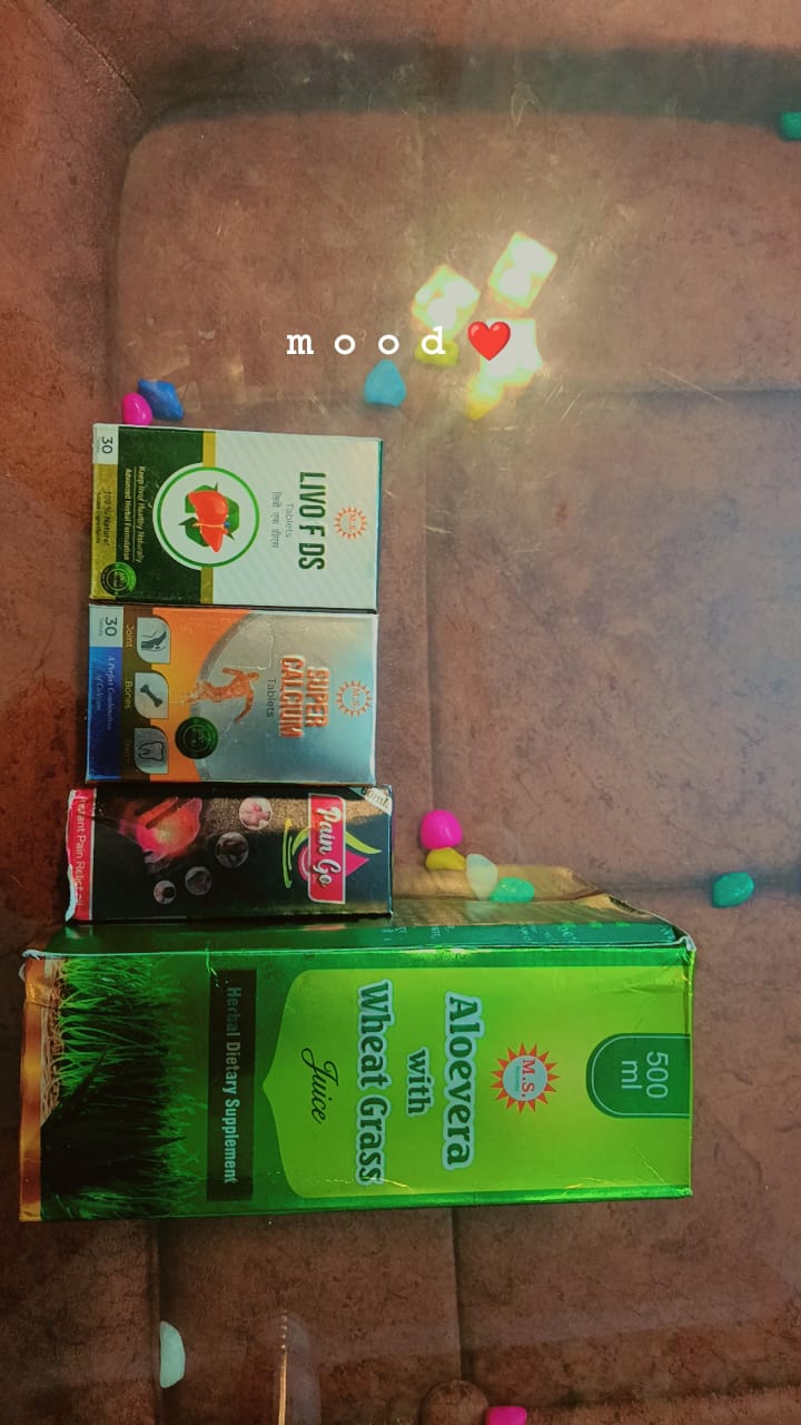 Aloevera with Wheat Grass Juice