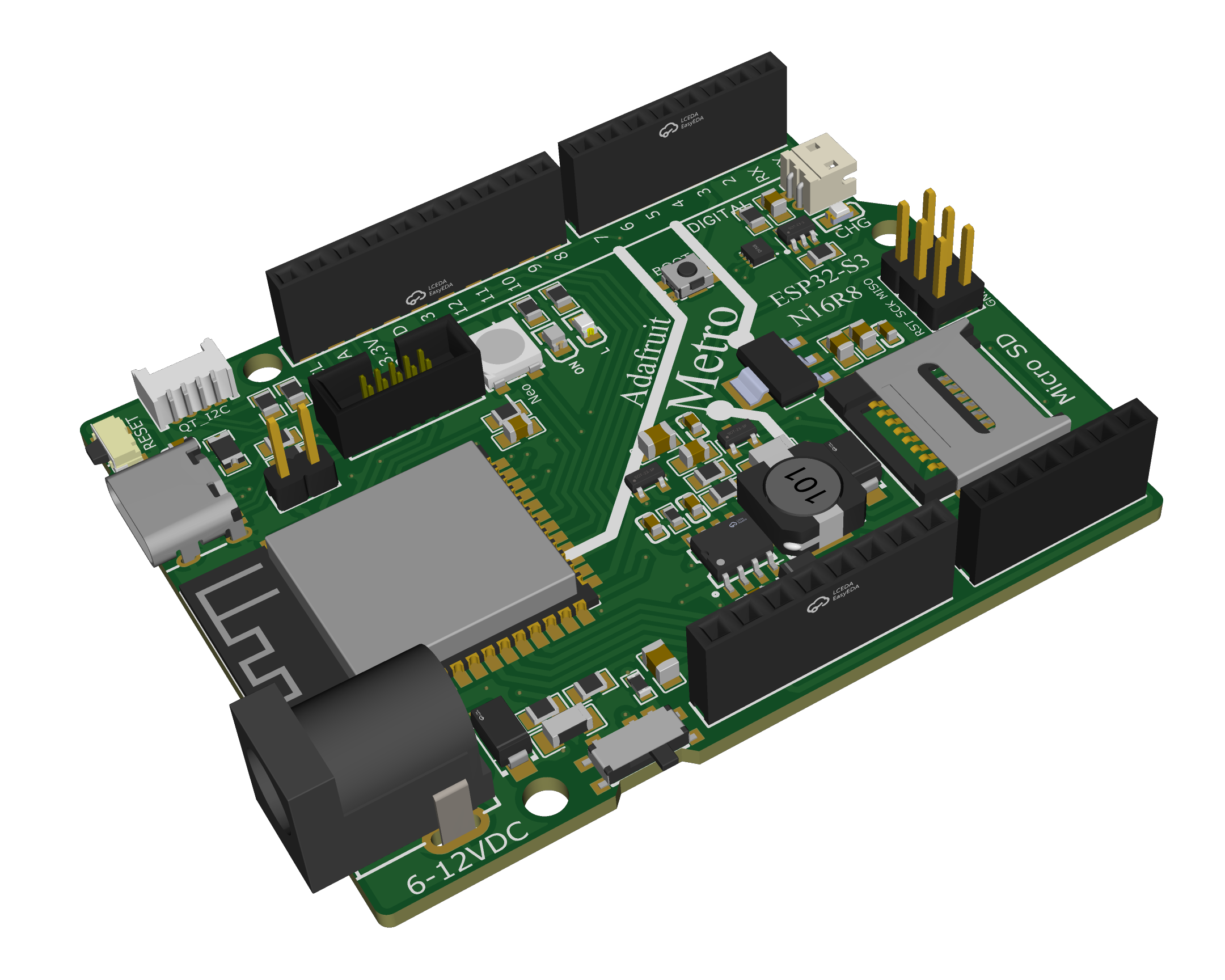 Adafruit Metro ESP32-S3 with 16 MB Flash 8 MB PSRAM