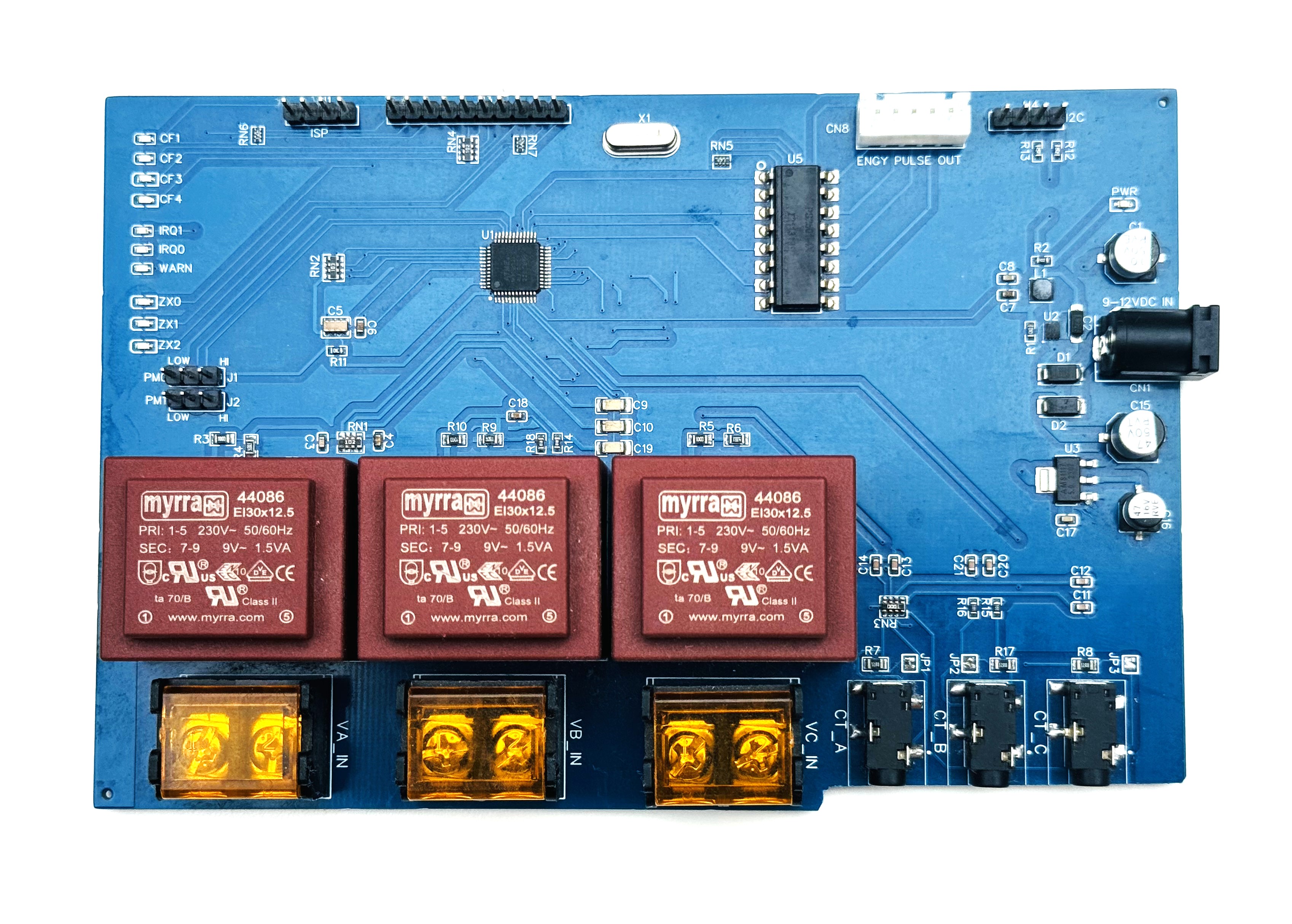 Advanced Energy Monitoring: 20-200A Single/3 Phase Arduino Module