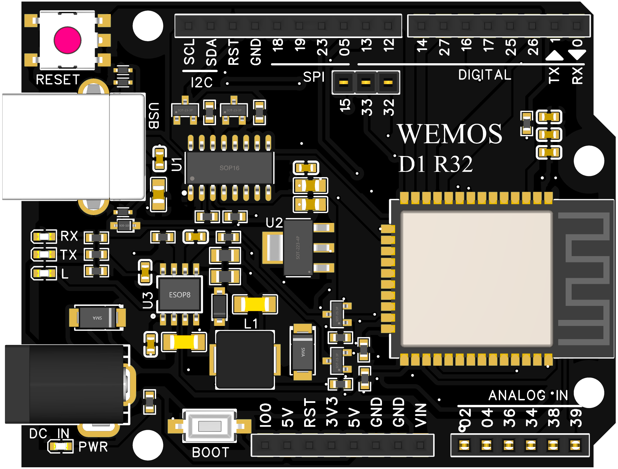 Arduino WeMOS D1 R32