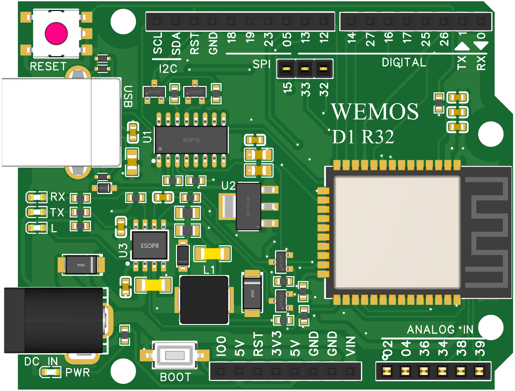 Arduino WeMOS D1 R32