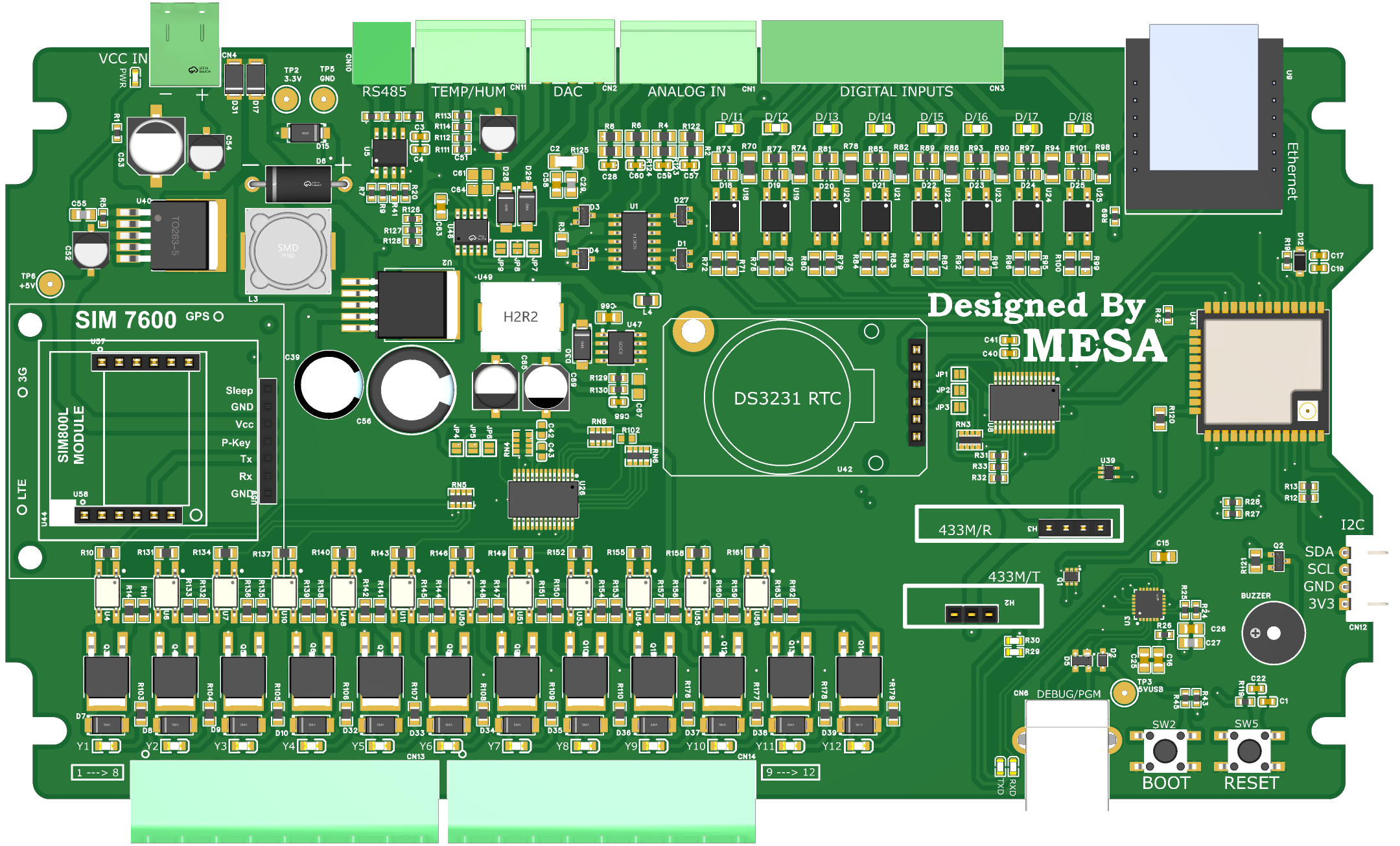 Cortex Link A8F-M Smart Controller – ESP32, Wi-Fi, Ethernet, GSM, Home Assistant & Arduino IDE Support