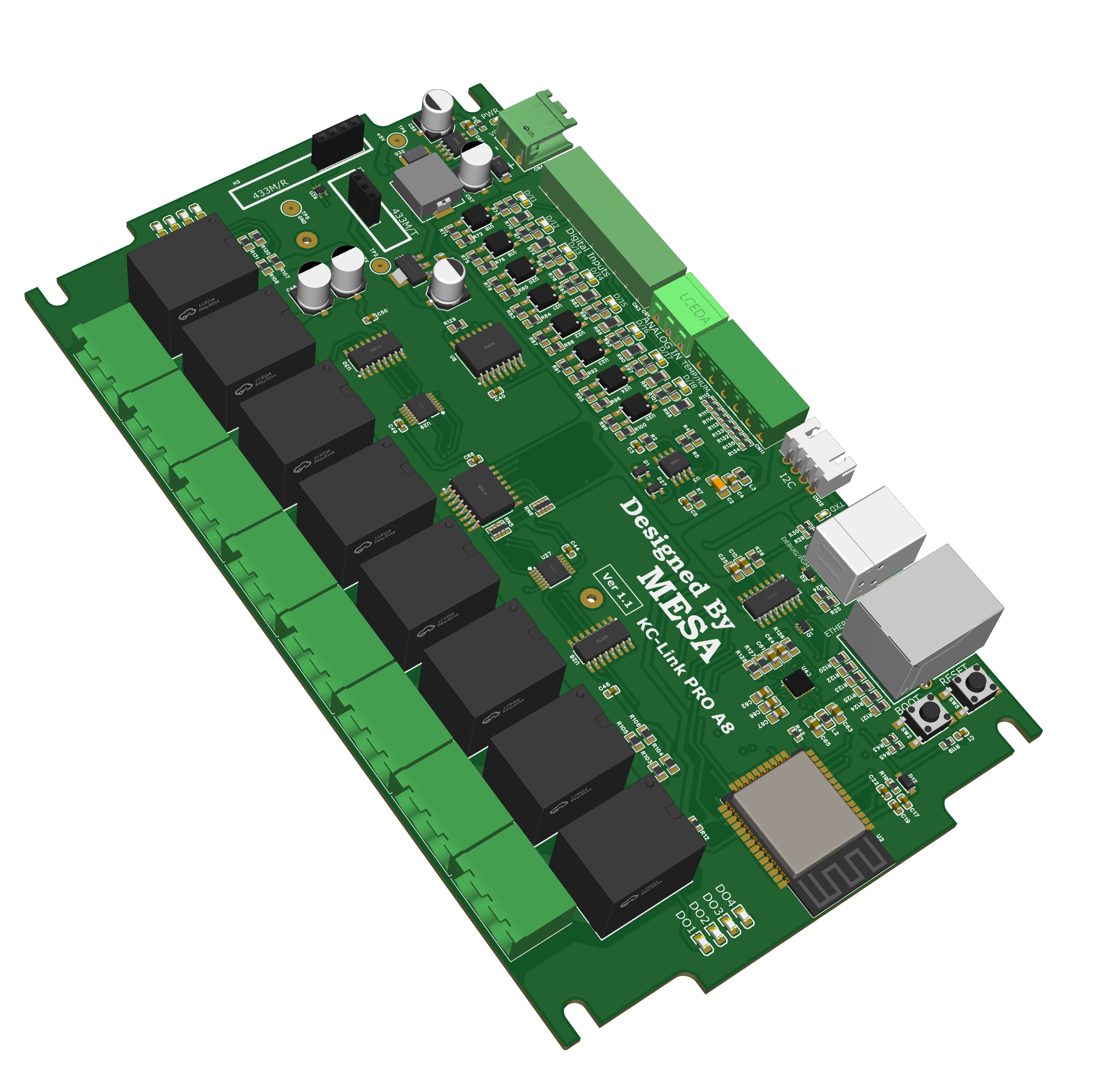 KC-Link 868-A8 IoT Smart Dev Board for Arduino with GSM, Ethernet and MQTT