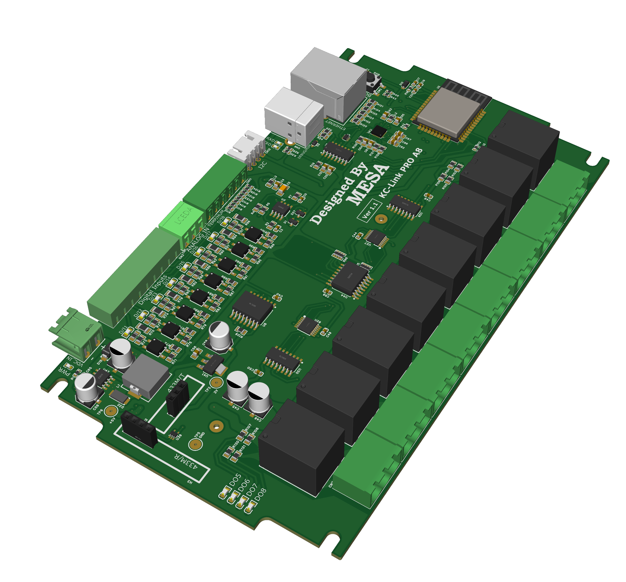 KC-Link 868-A8 IoT Smart Dev Board for Arduino with GSM, Ethernet and MQTT