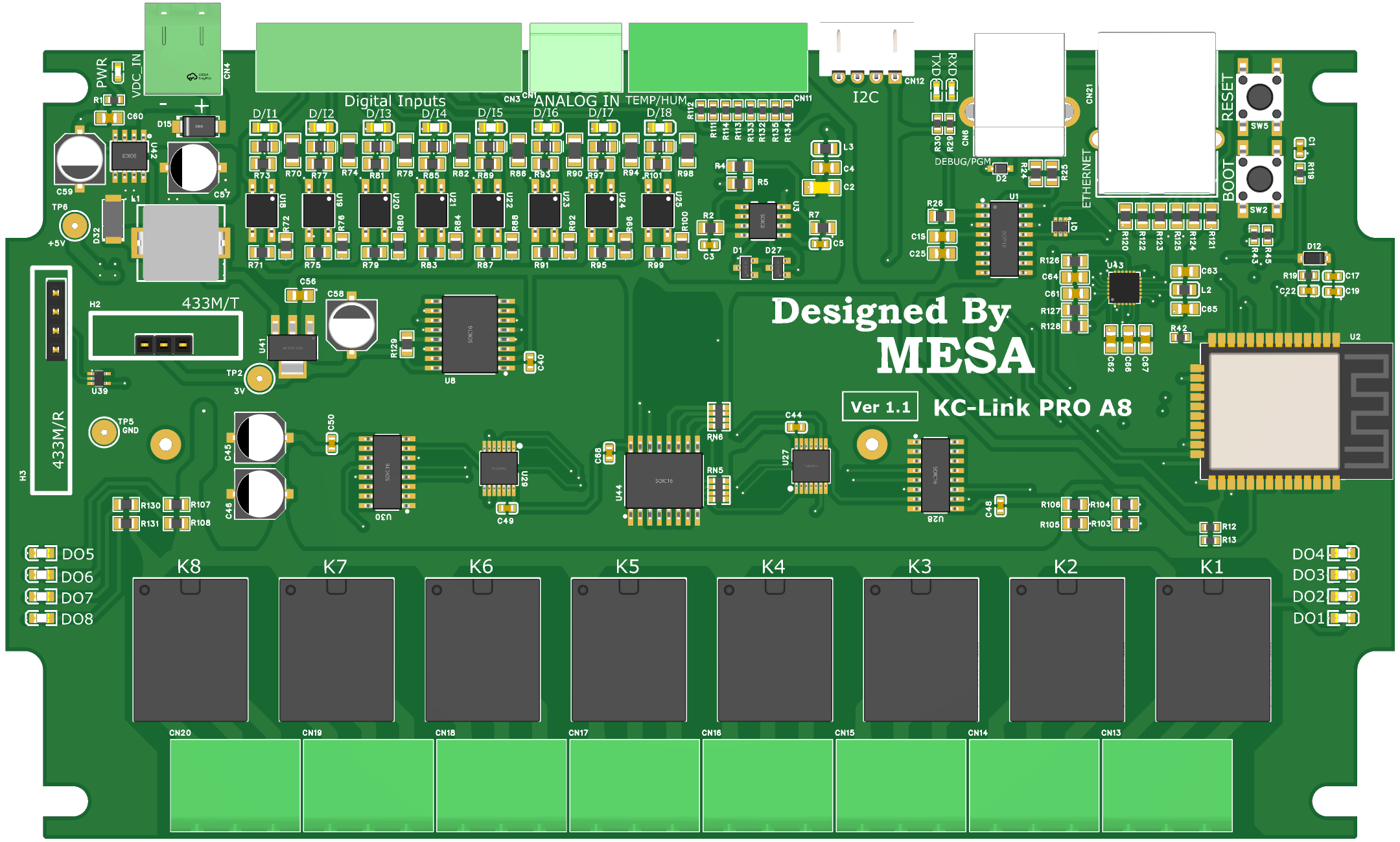 KC-Link 868-A8 IoT Smart Dev Board for Arduino with GSM, Ethernet and MQTT