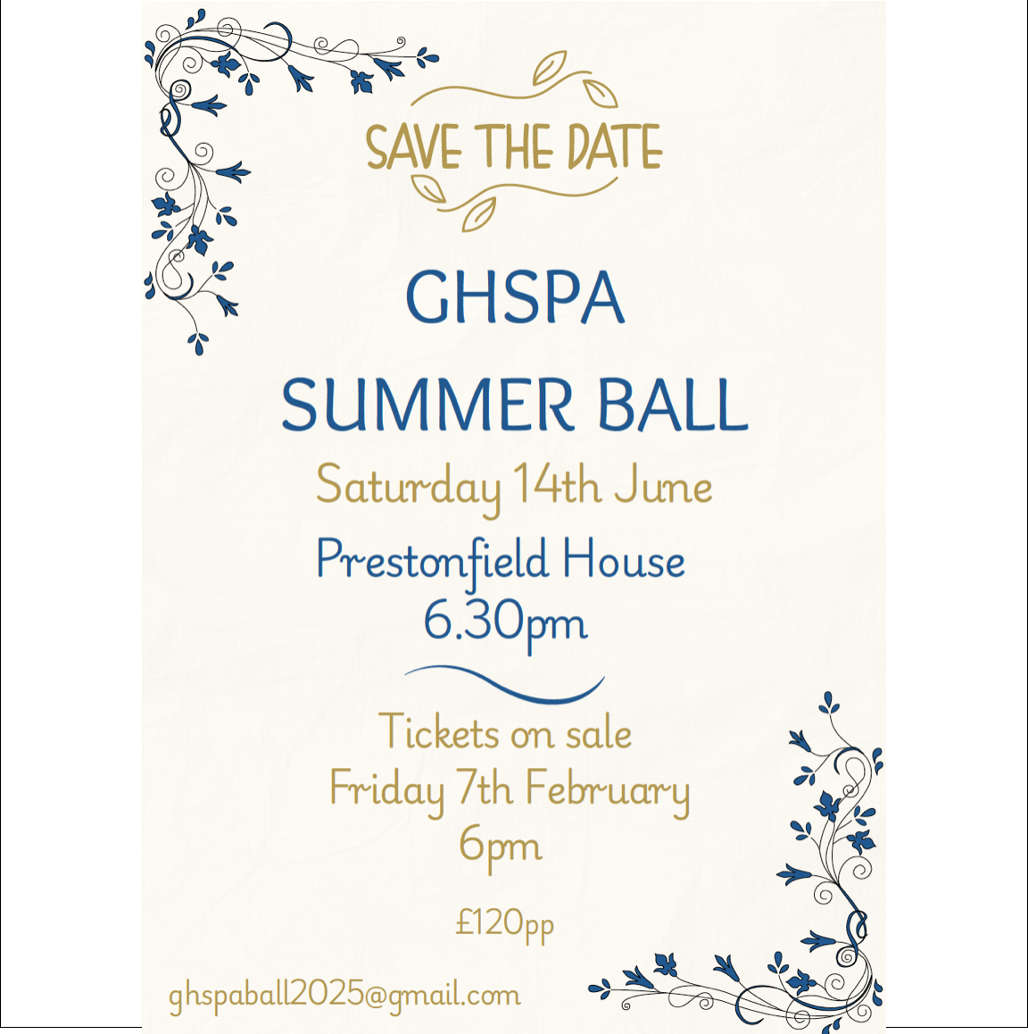 GHSPA Summer Ball - Table for 10