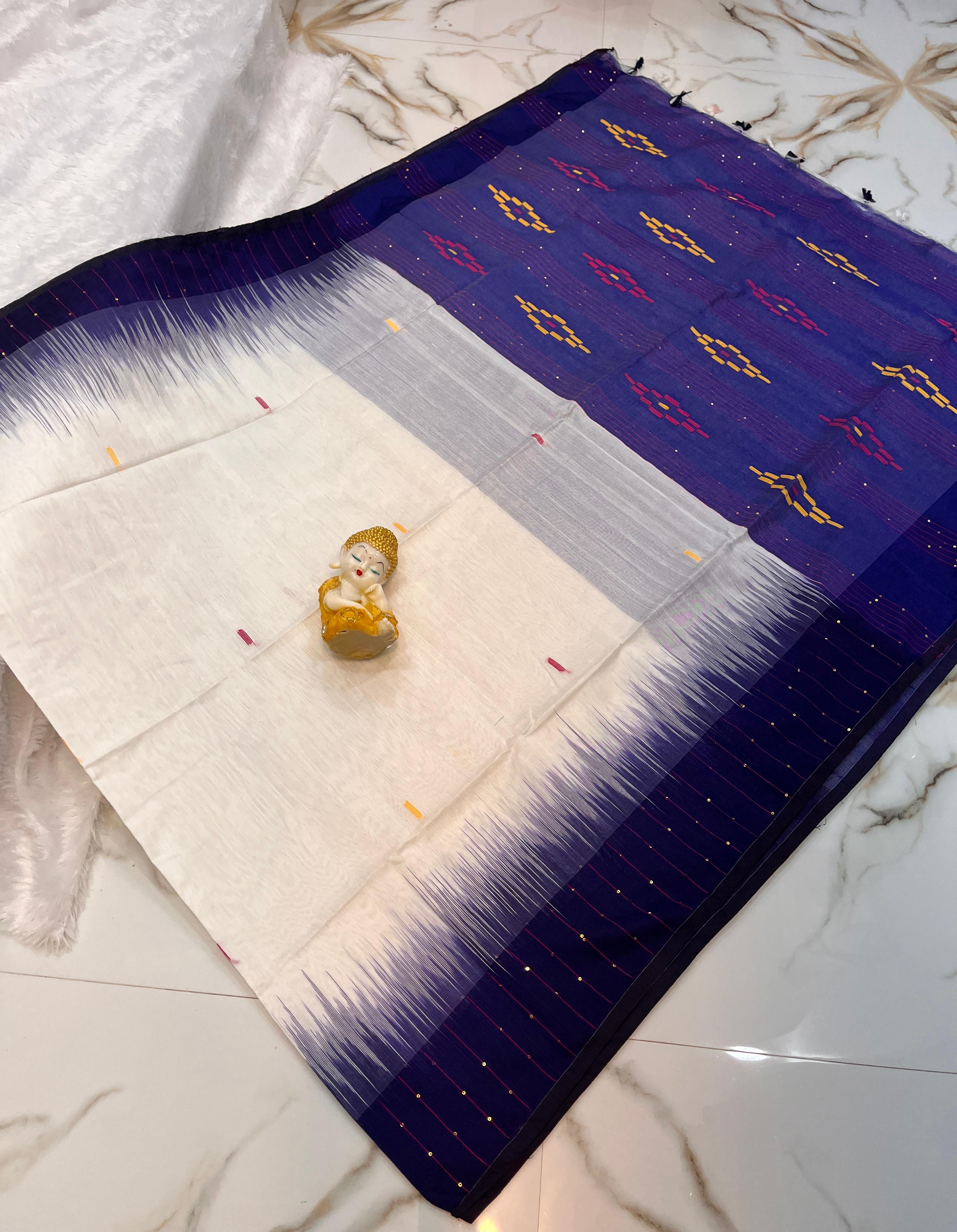 HANDLOOM CQUENS KOTKI SAREE 