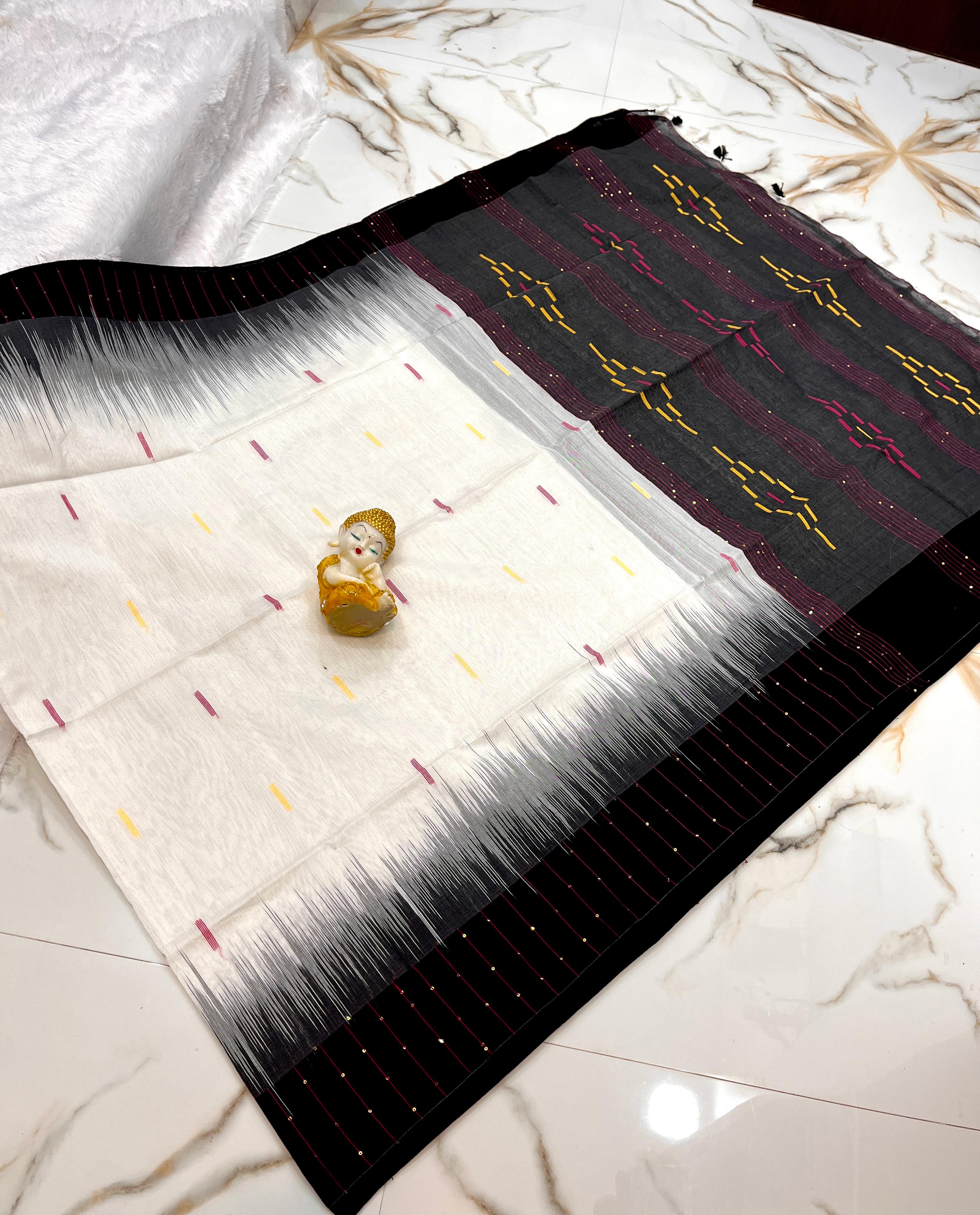HANDLOOM CQUENS KOTKI SAREE 