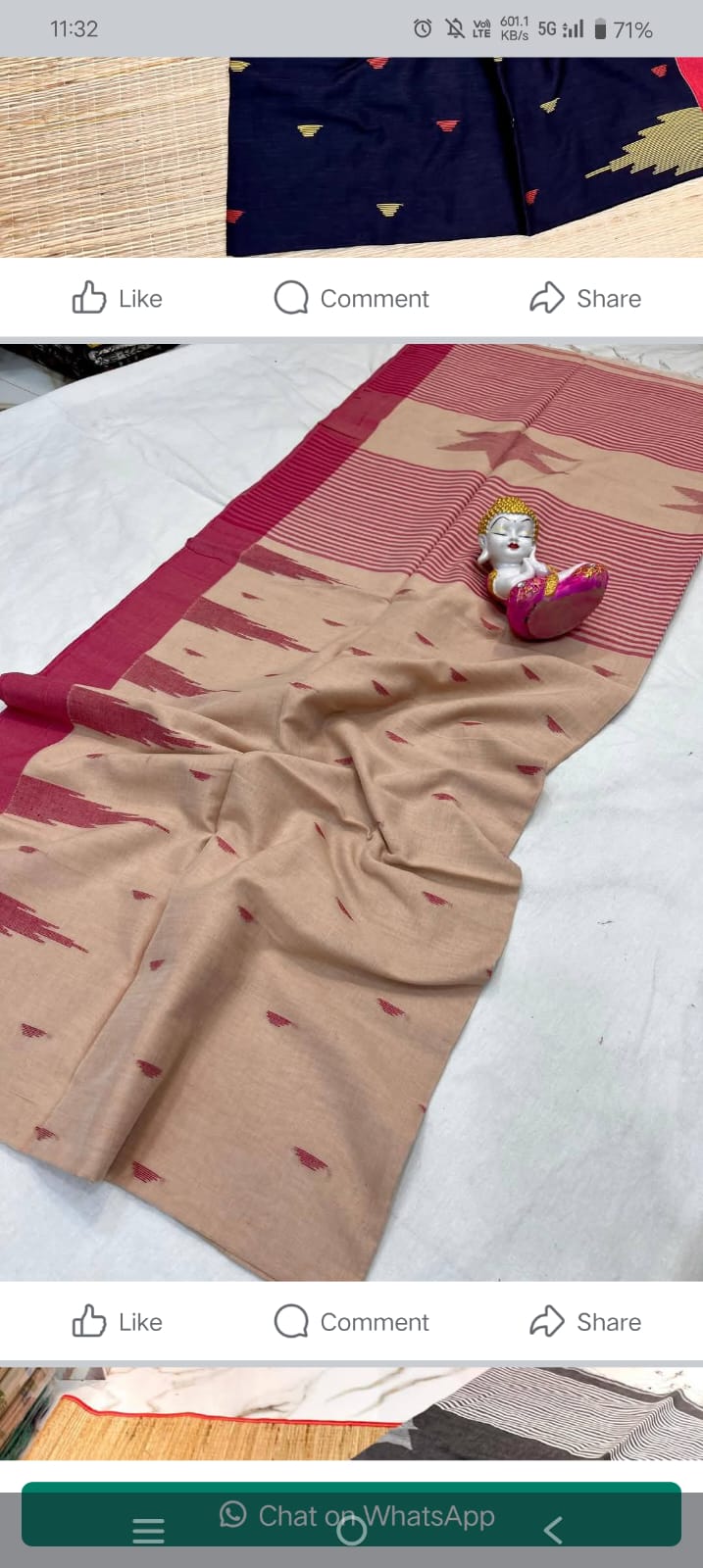  PURE COTTON BY COTTON SAREE