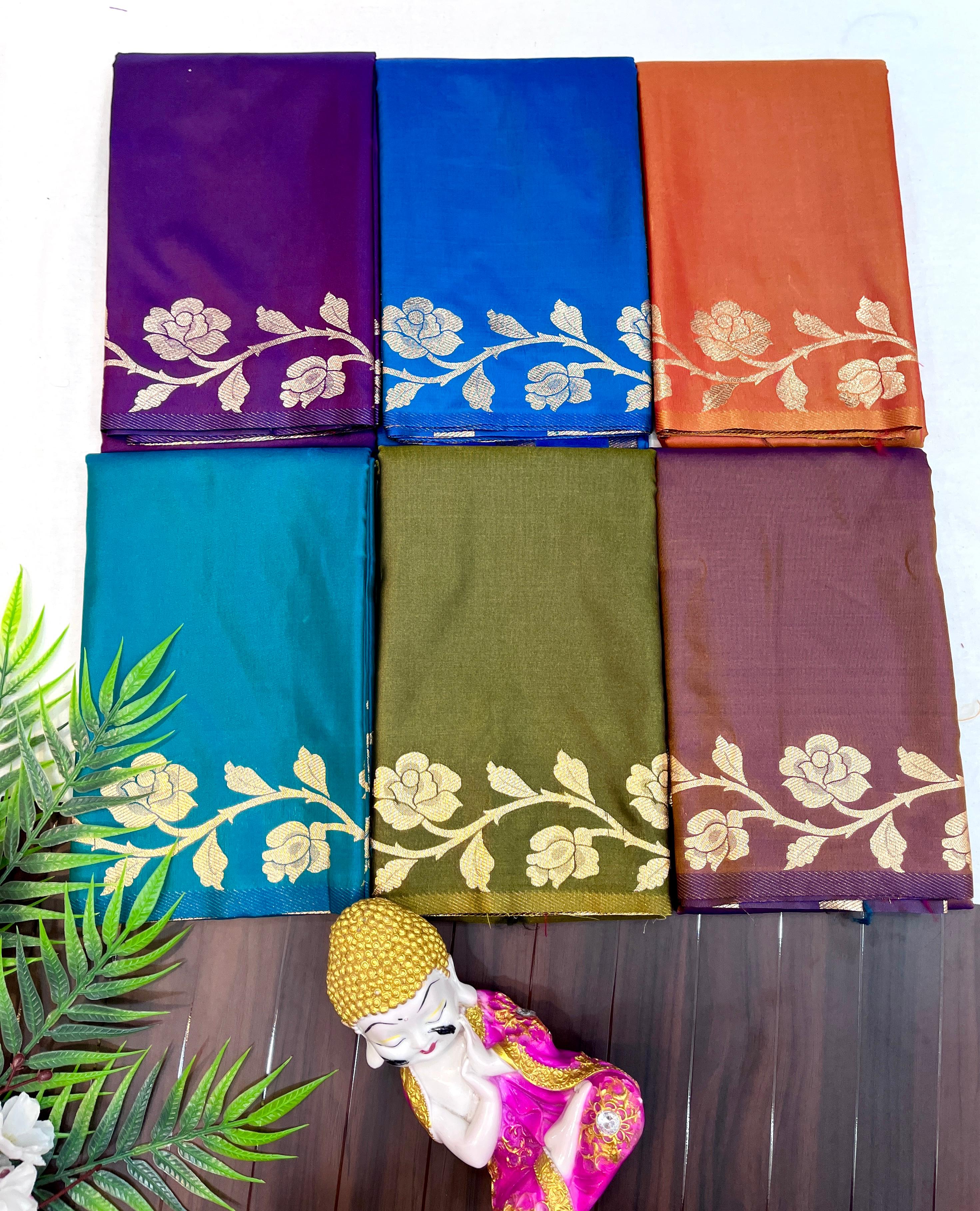 BODY PLAN  DUALTONE MUGA KATAN SHILK SAREE