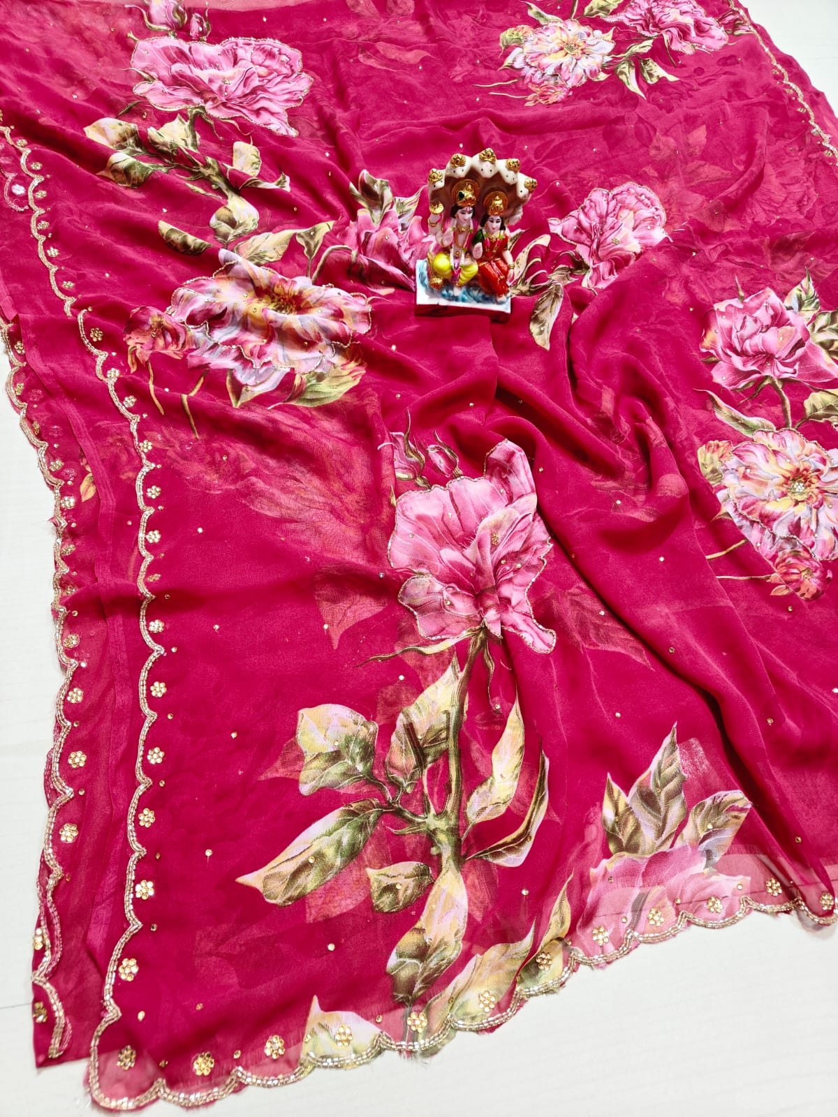 Pure chiffon cinon Organza 