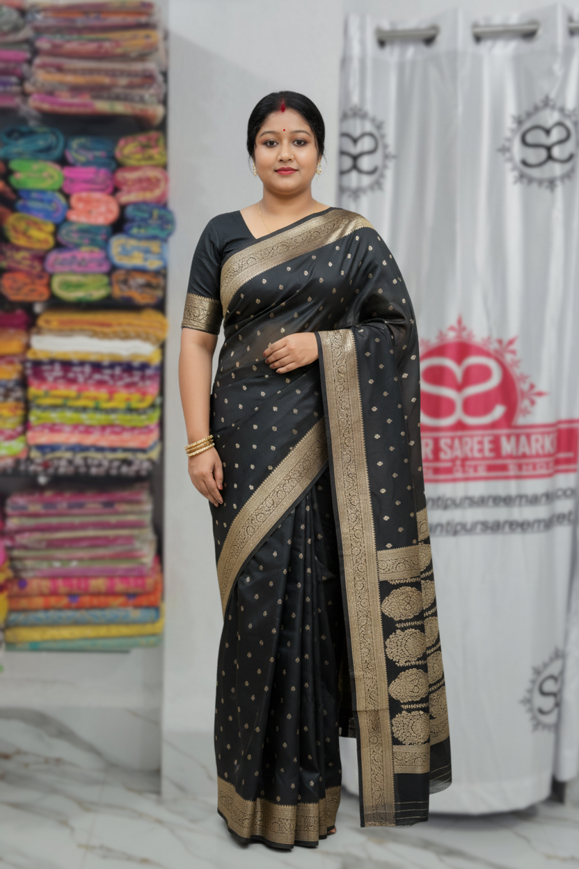 DUEL TONE PREMIUM RESHAM BENARASHI KATAN