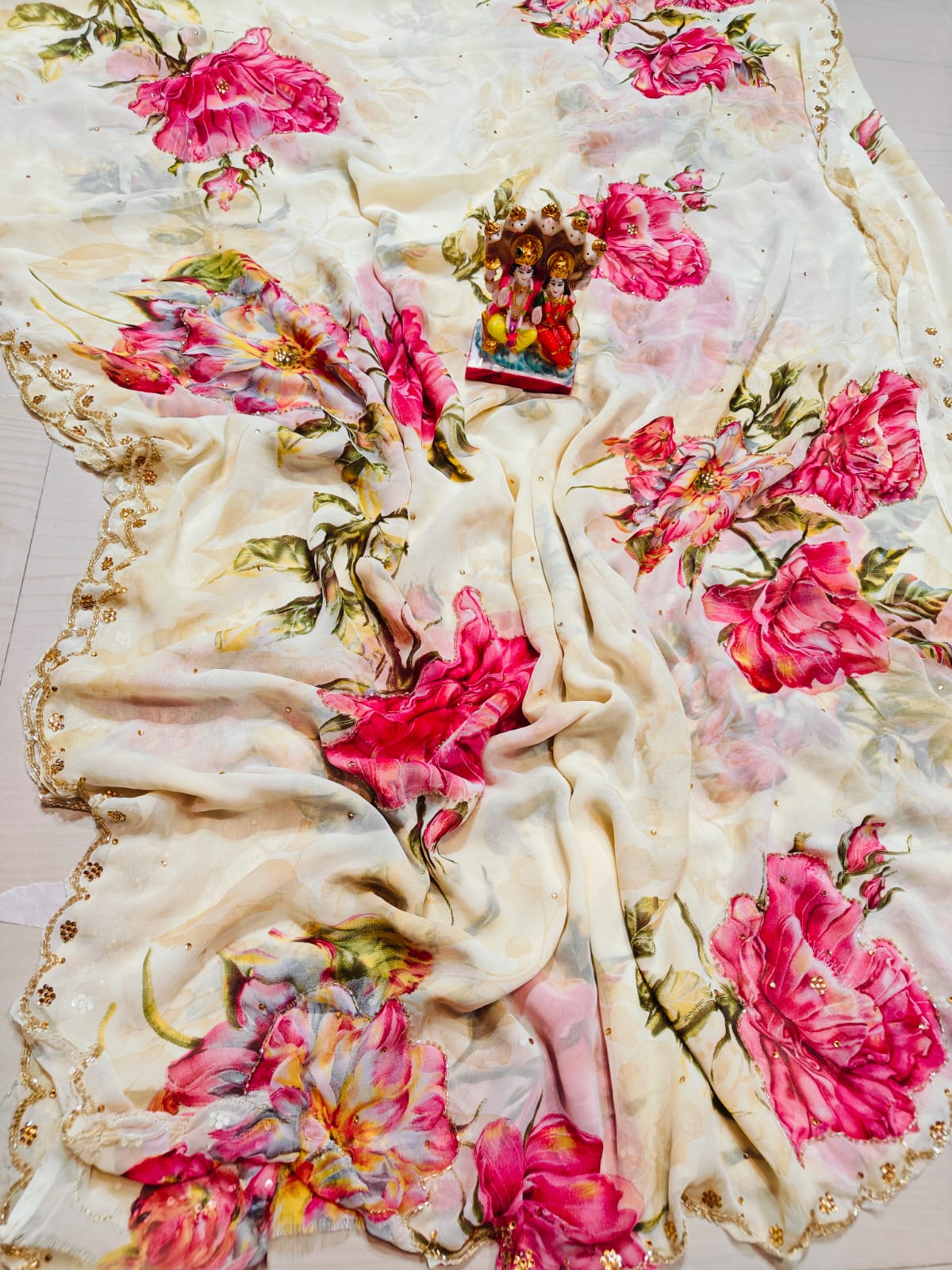 Pure chiffon cinon Organza 