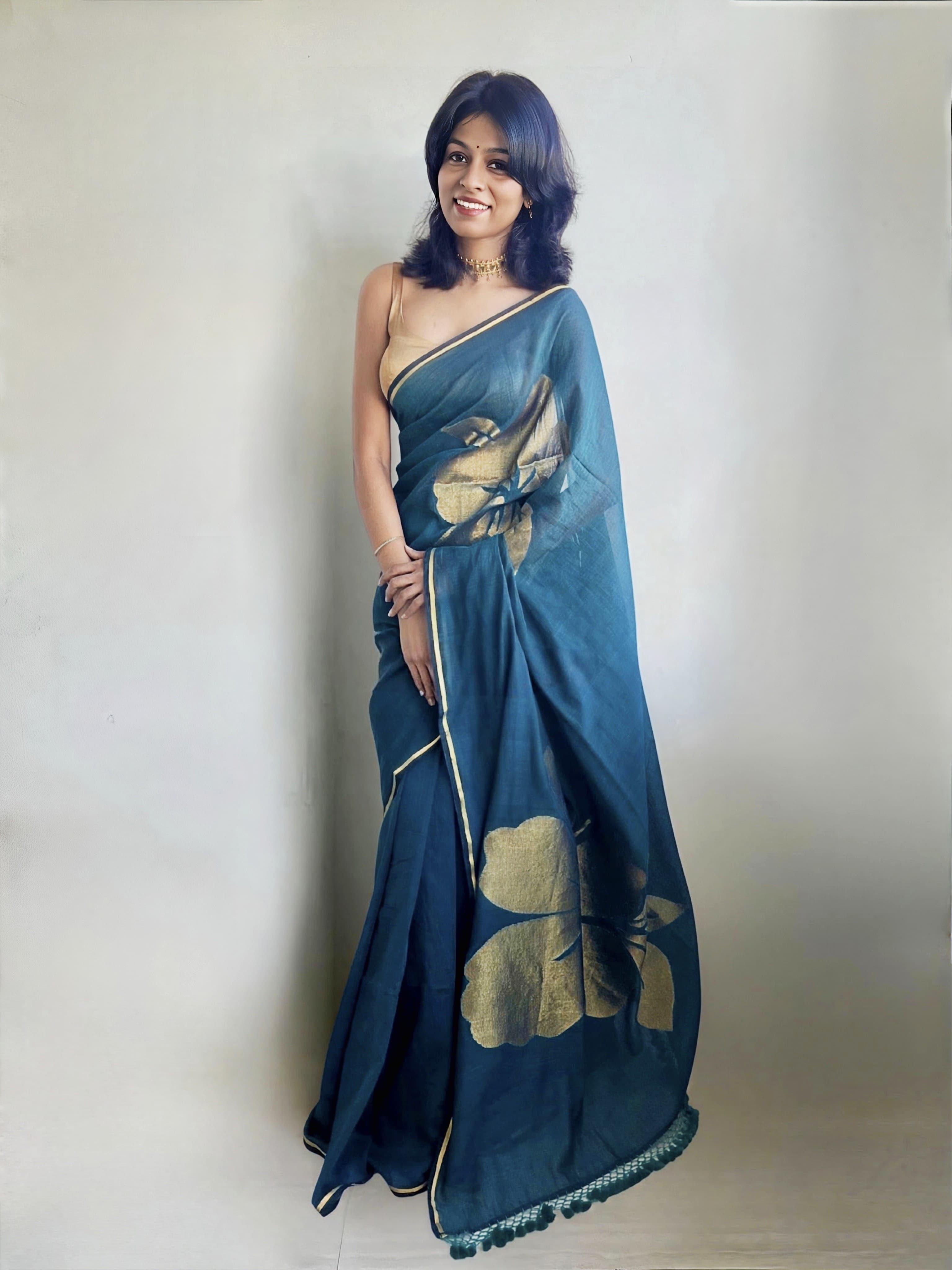 HANDPRINT MUL COTTIN