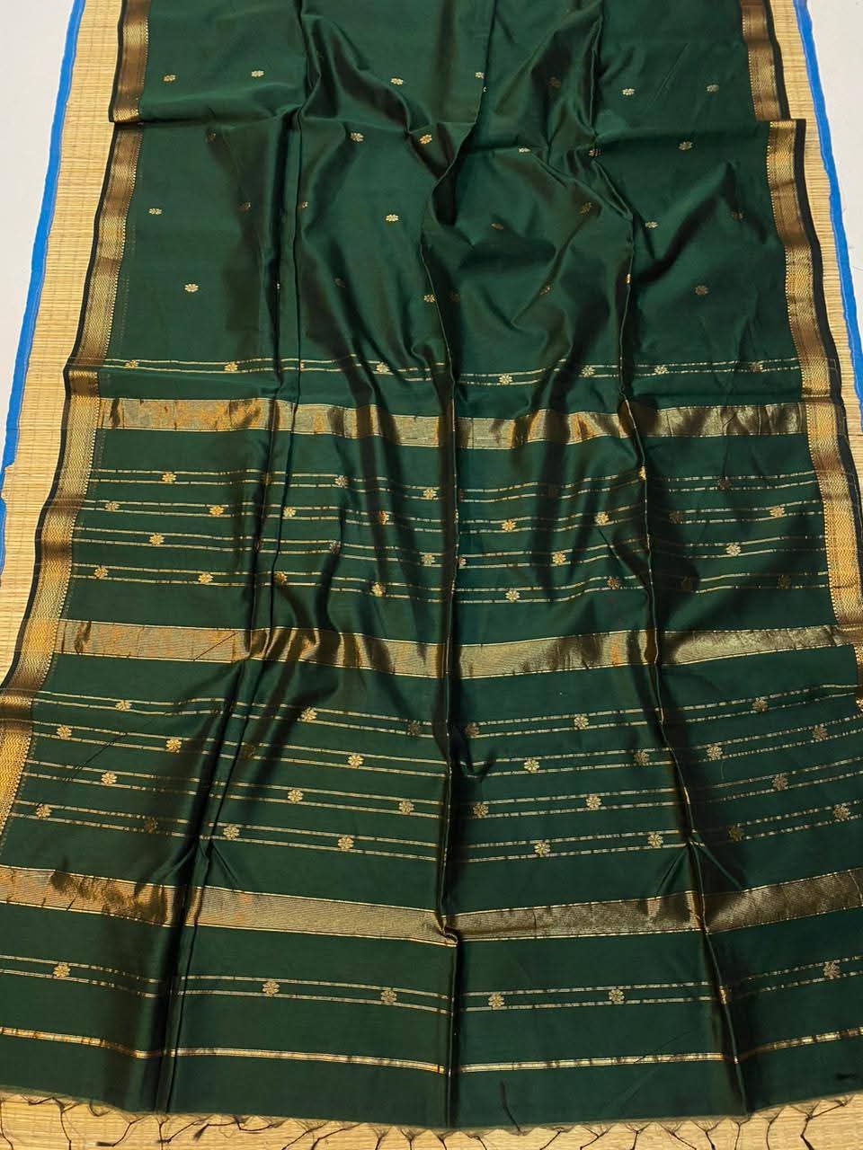  EXCLUSIVE HANDLOOM MAHESHWARI COTTON SILK SAREE