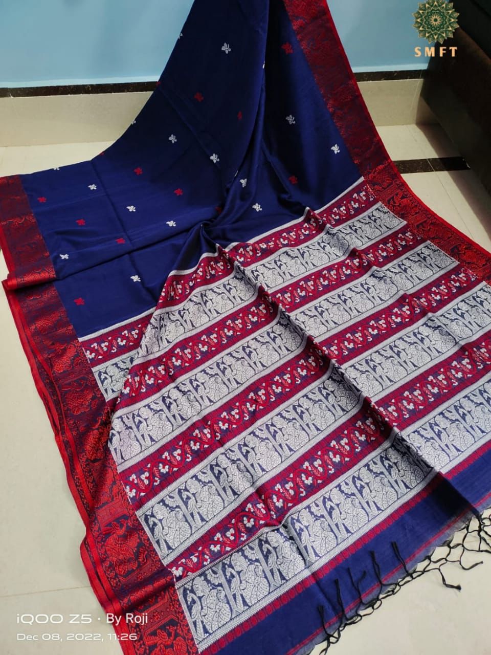 *EXCLUSIVE PRIMIUM QUYALITY BALUCHURI COTTON SAREE*