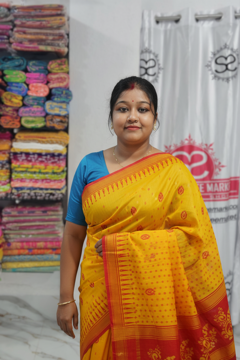 Mini allover daimond soft jamdani