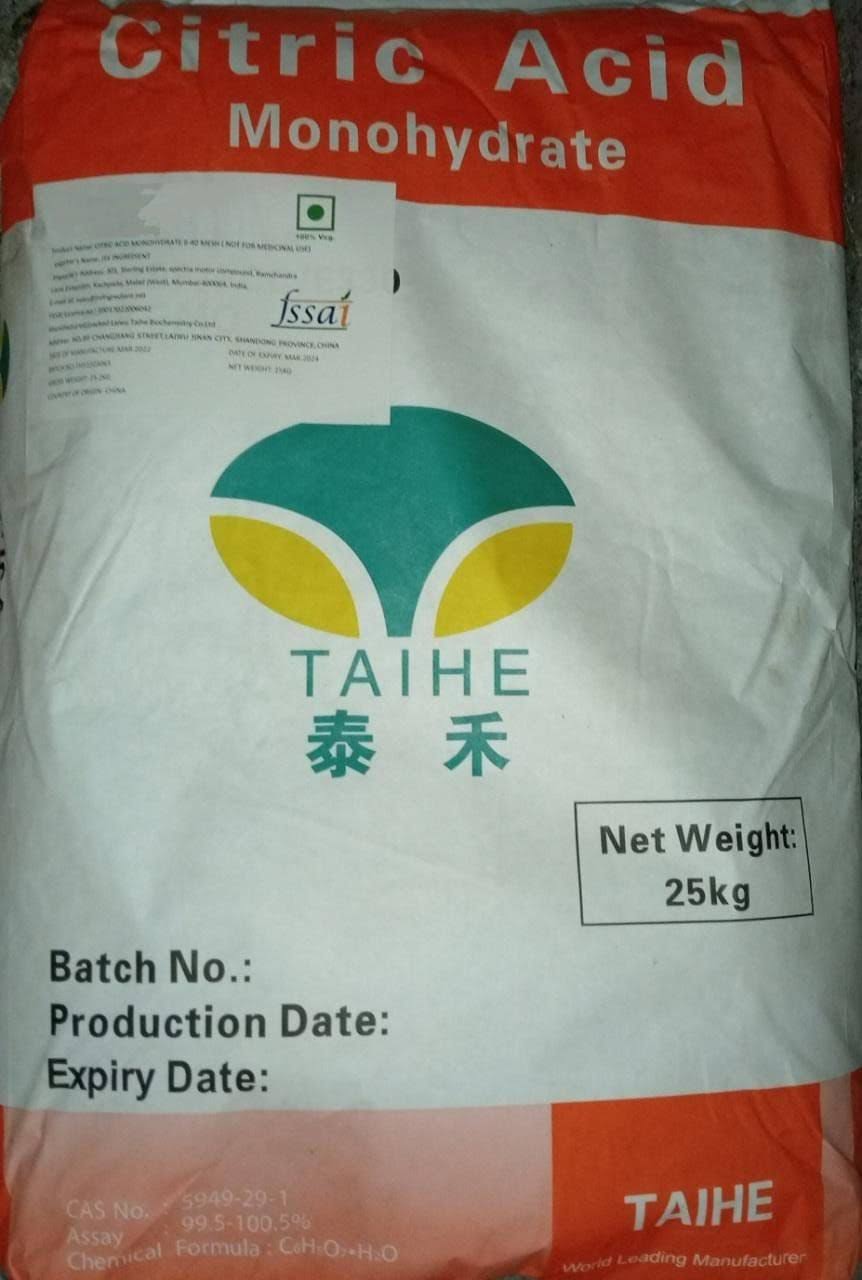 Citric Acid Monohydrate