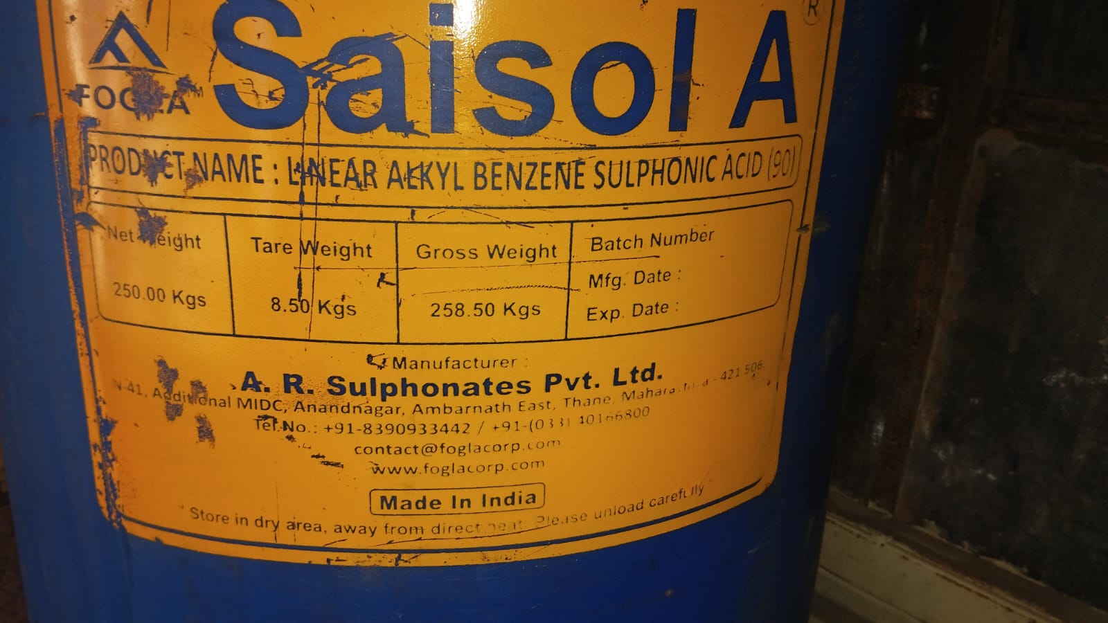 Acid Slurry 90% (LABSA)