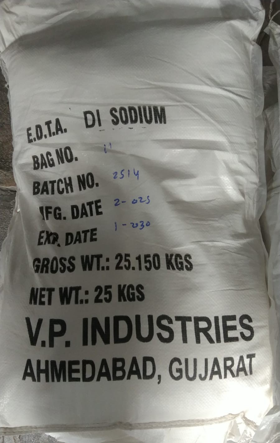 EDTA disodium salt (C10H14N2Na2O8.2H2O)