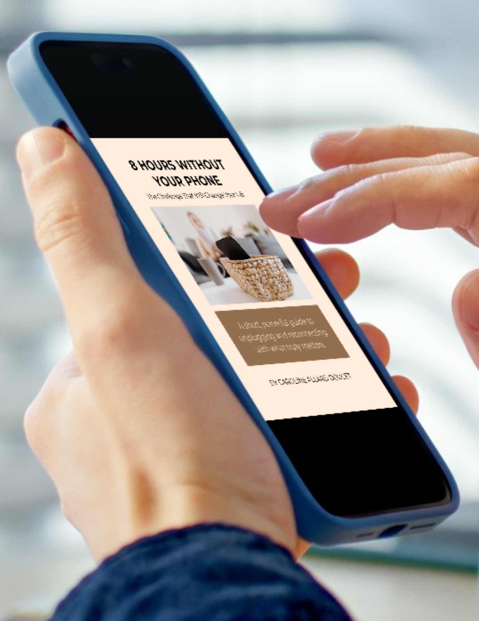 Challenge: 8 Hours Without Your Phone!