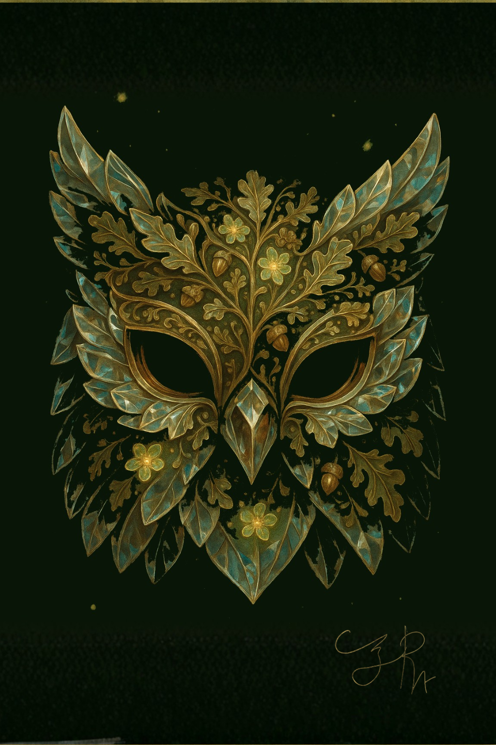 Affiche du Masque de la Reine Hibou Enchantée