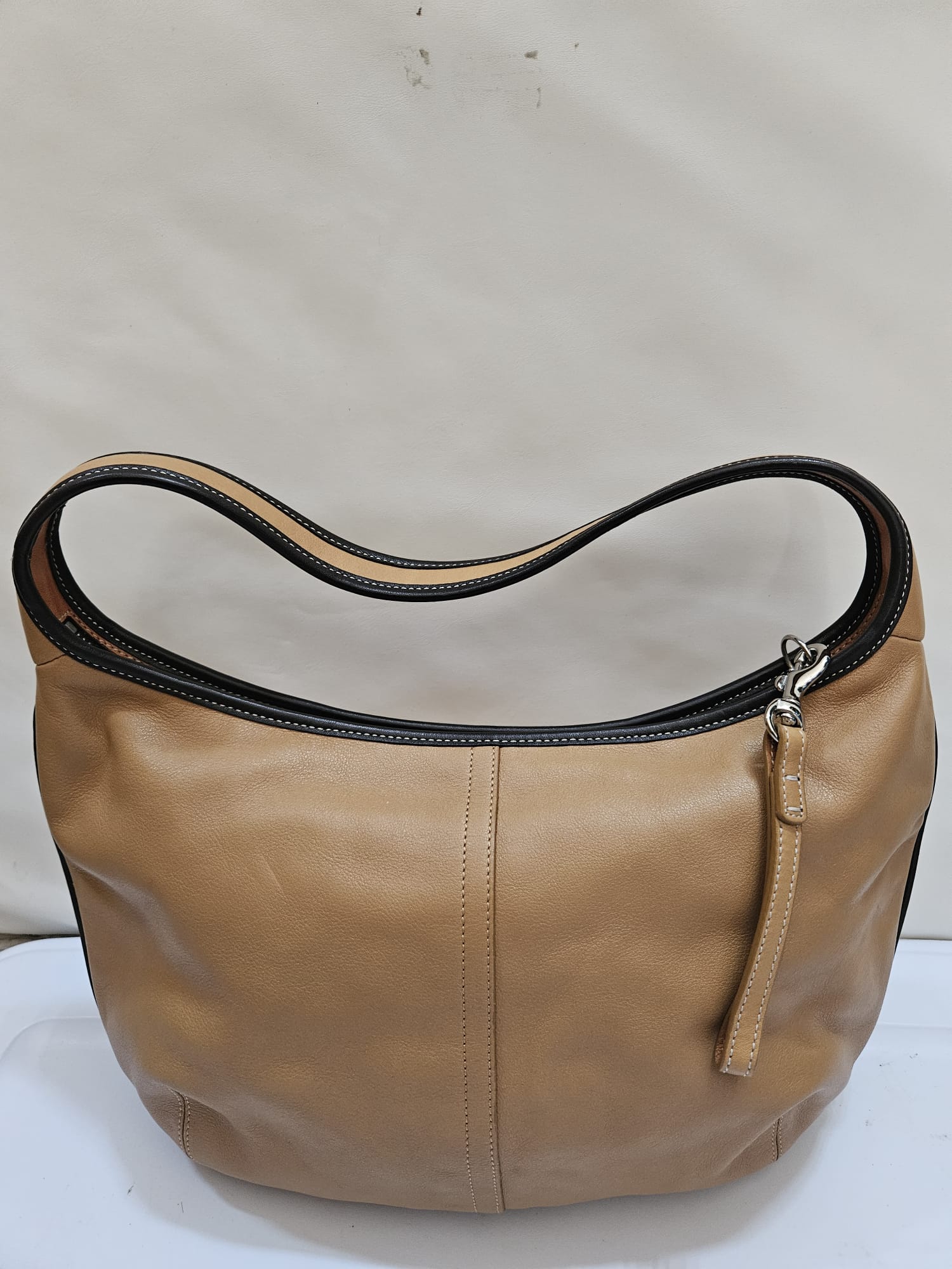 Tan Leather Shoulder Bag