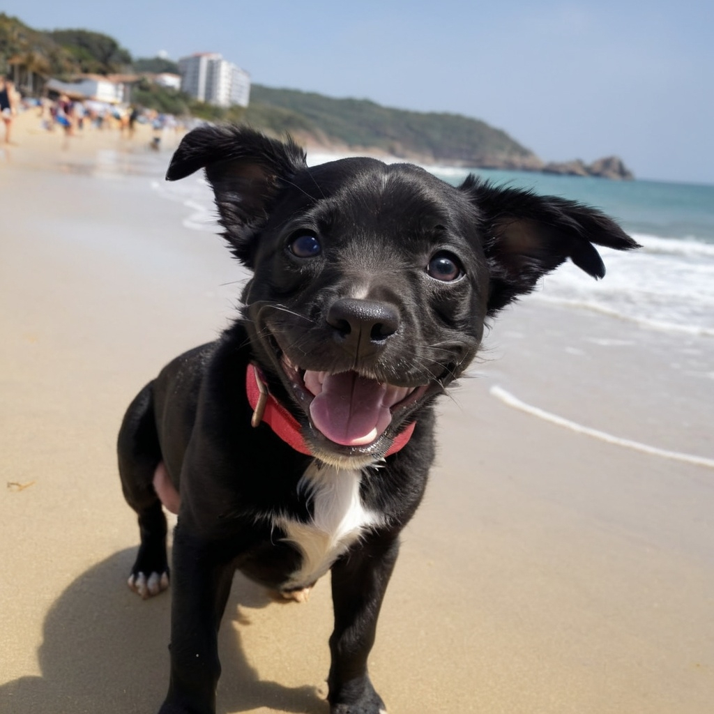 Uma tarde na praia de Riviera