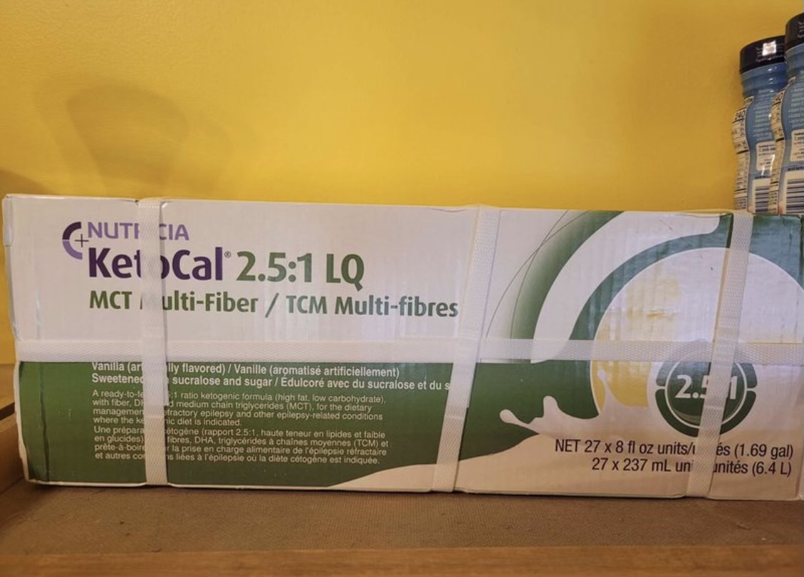 KetoCal 2.5:1 LQ case of 27 Brickpacks